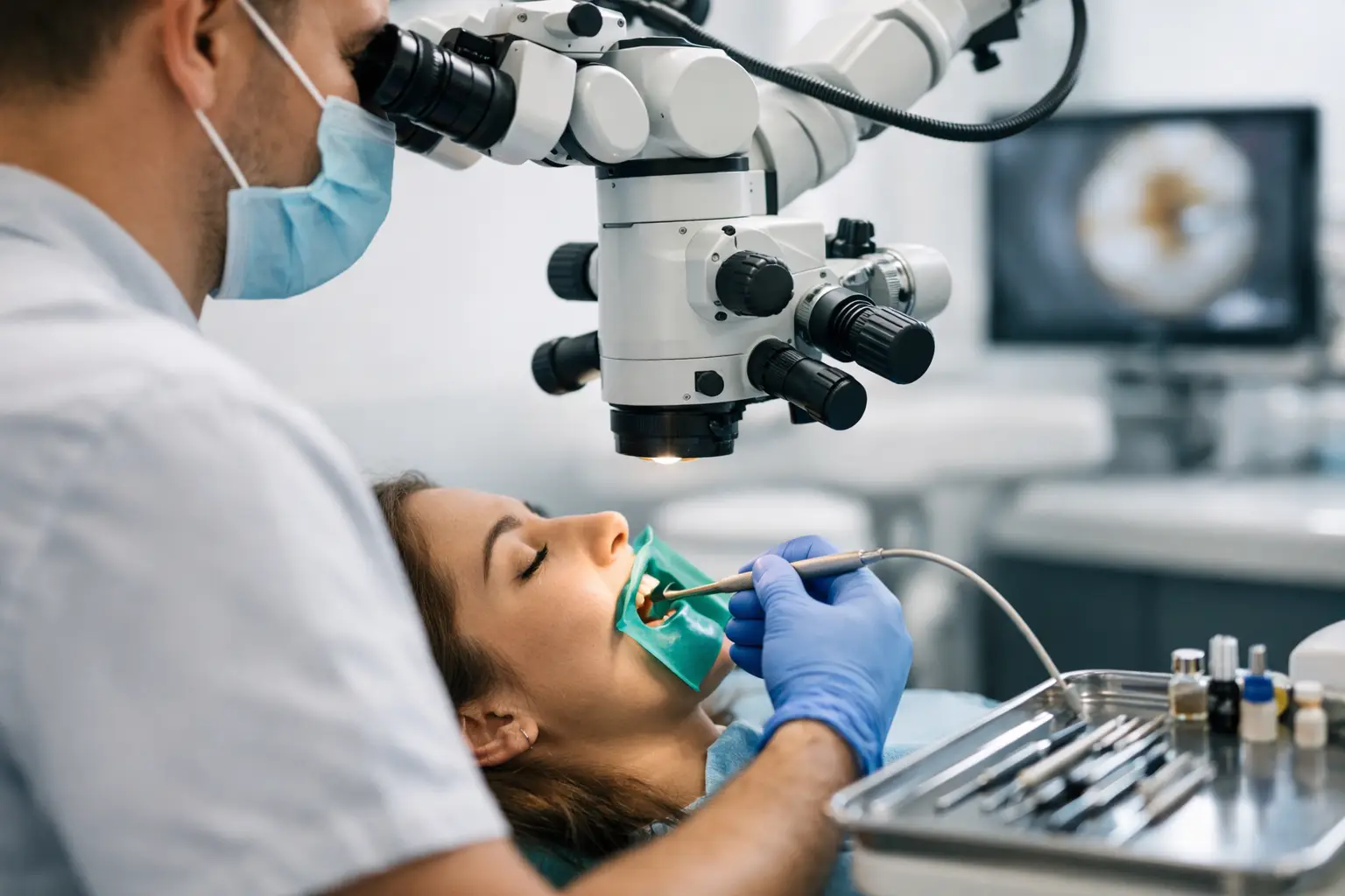 Tratament de canal la microscop: când merită
