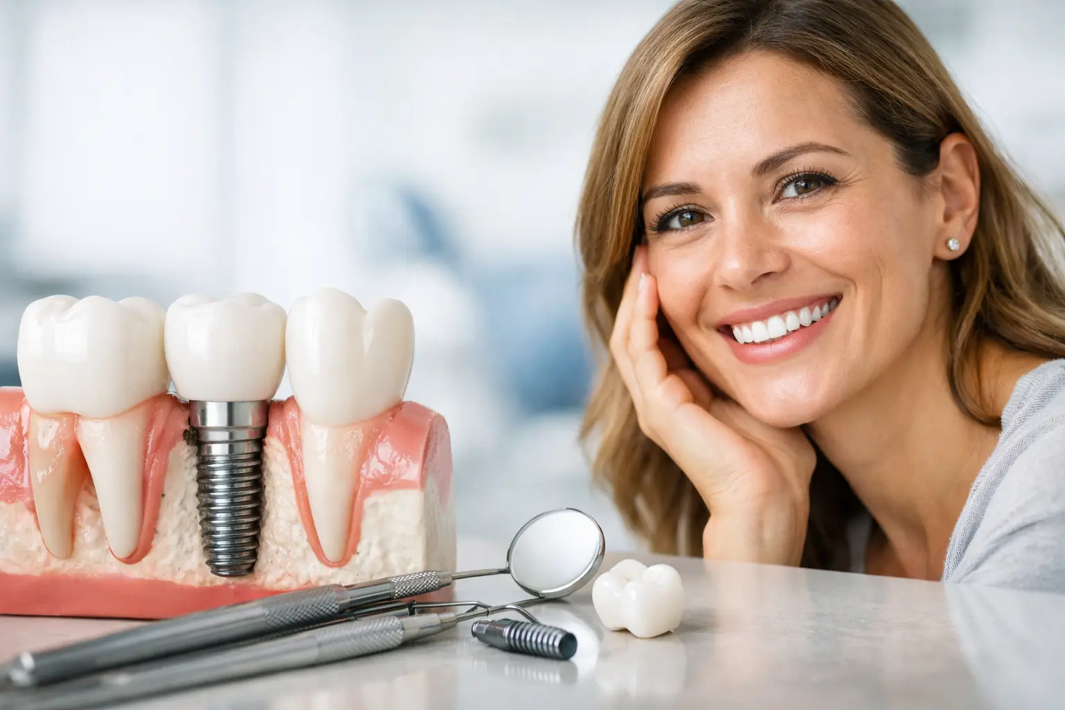 Cele mai importante beneficii implant dentar