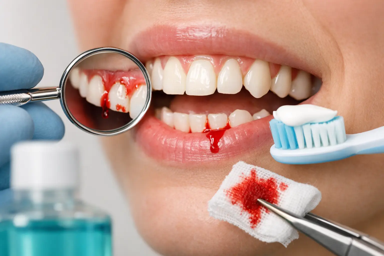 De ce sângerează gingiile des și ce e de făcut