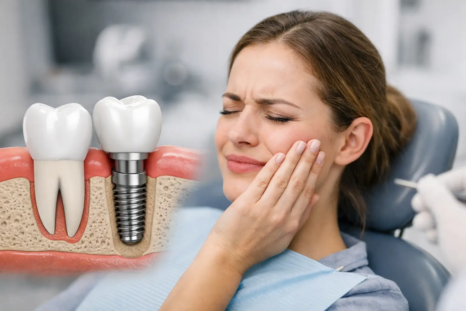 Implantul dentar doare? Ce simți, de fapt
